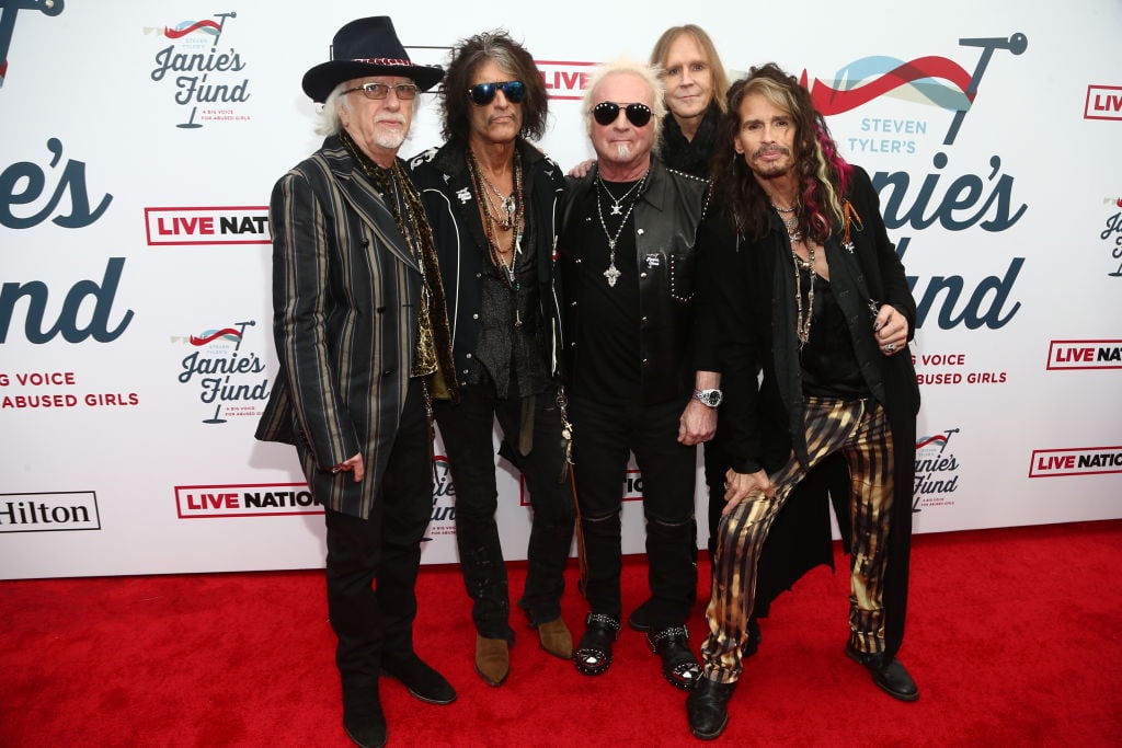 Aerosmith walks the red carpet