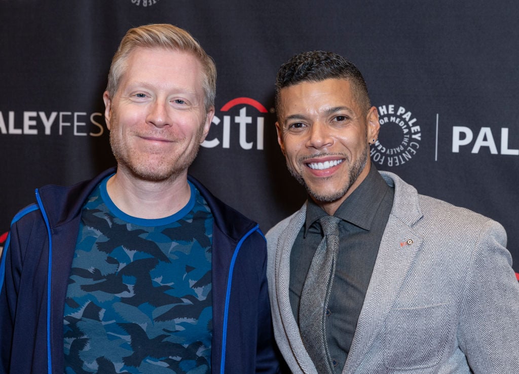 Anthony Rapp and Wilson Cruz attend PaleyFest Star Trek: Discovery
