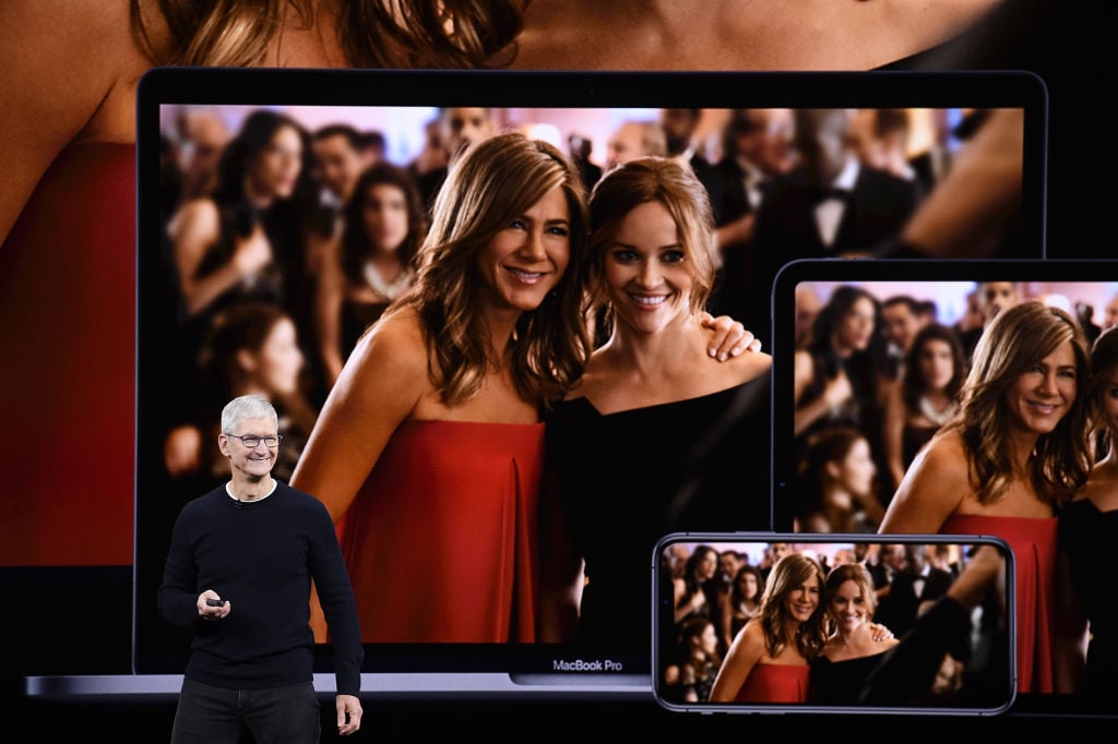 Tim Cook discussing Apple TV+