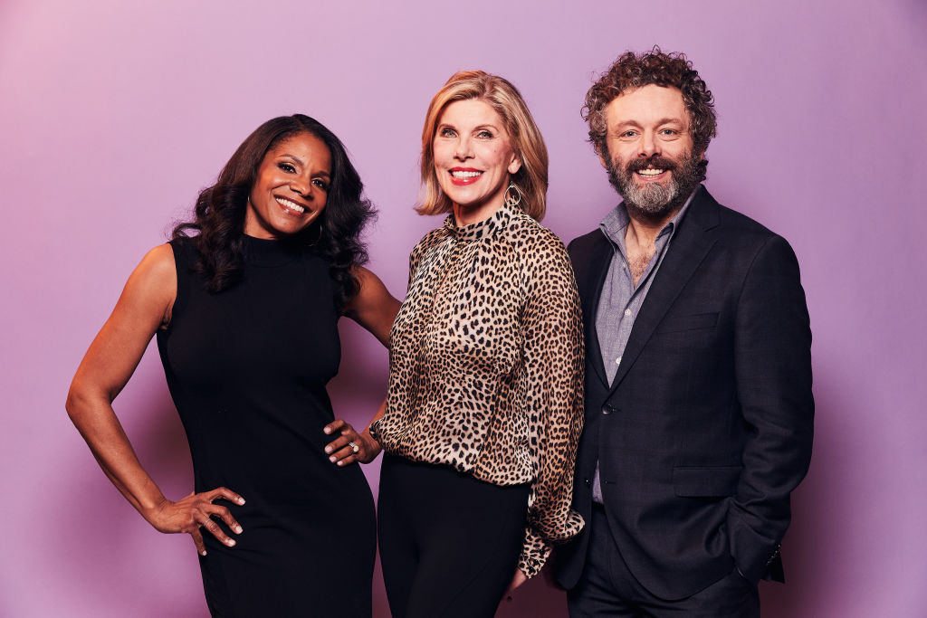 Audra McDonald, Christine Baranski, and Michael Sheen of 'The Good Fight
