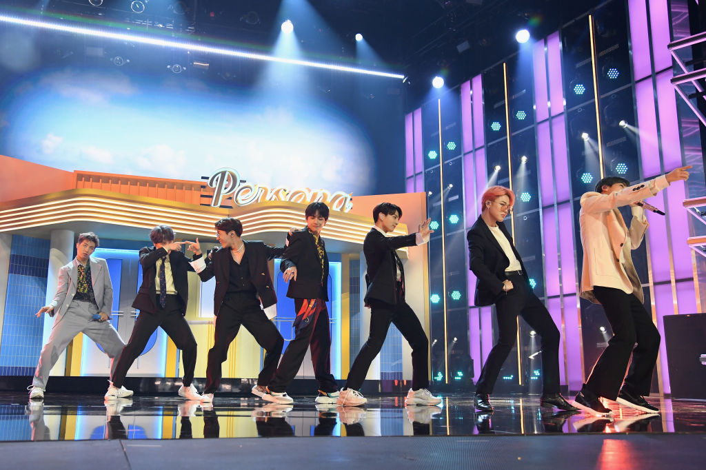 BTS performs onstage during the 2019 Billboard Music Awards