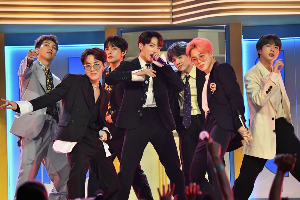 BTS performs onstage during the 2019 Billboard Music Awards