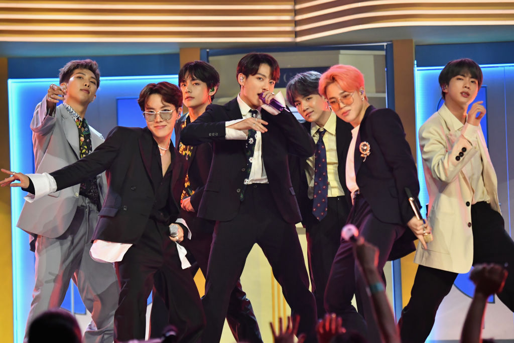 BTS performs onstage during the 2019 Billboard Music Awards