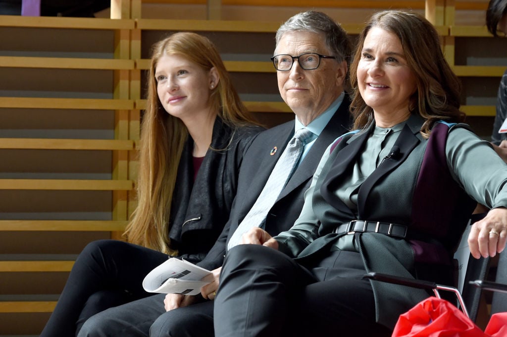 Phoebe Adele Gates, Bill Gates, and Melinda Gates