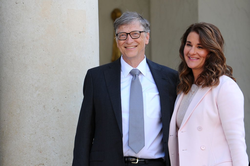 Bill and Melinda Gates at an event