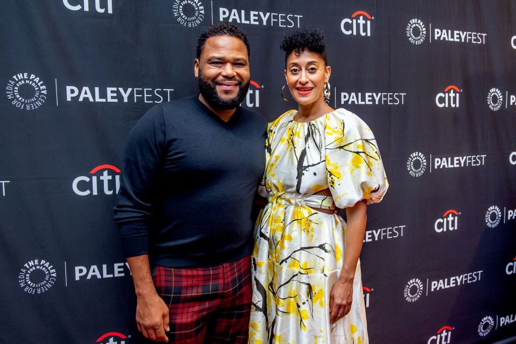 Anthony Anderson and Tracee Ellis Ross attend a screening of "Black-ish" during PaleyFest