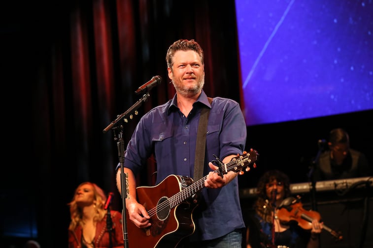 Blake Shelton performs onstage