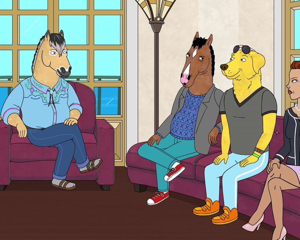 Bojack Horseman and Mr. Peanutbutter