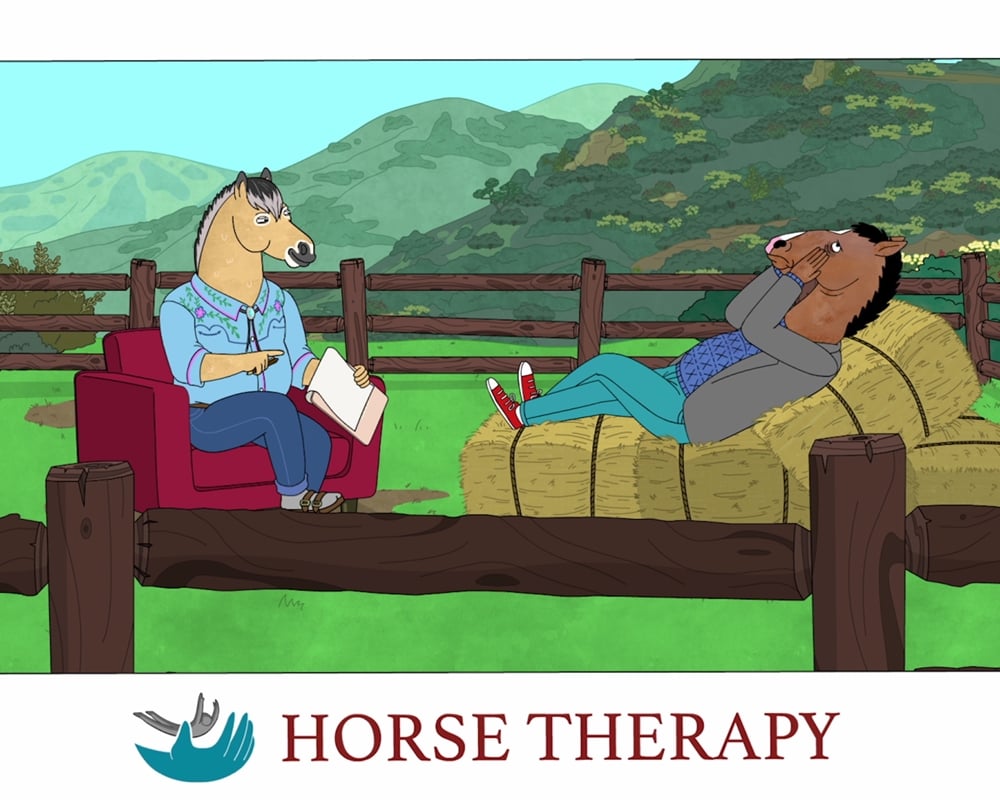 BoJack Horseman in therapy