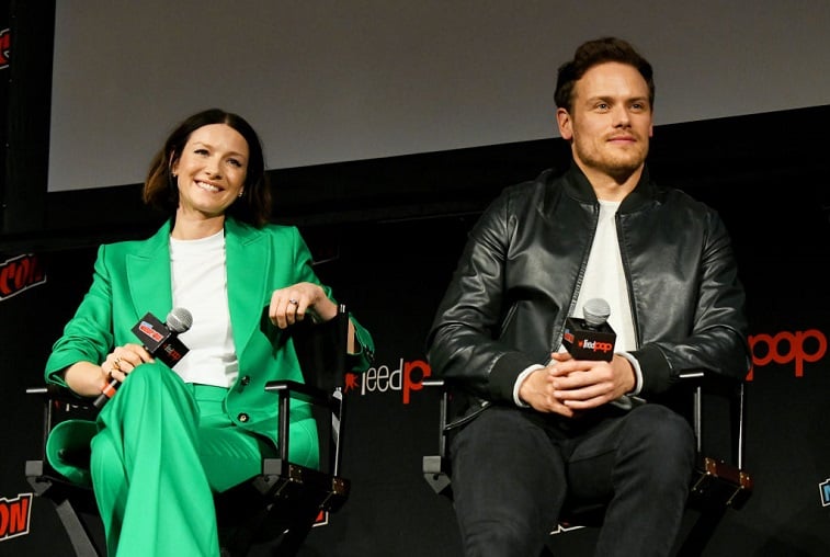 Caitriona Balfe and Sam Heughan