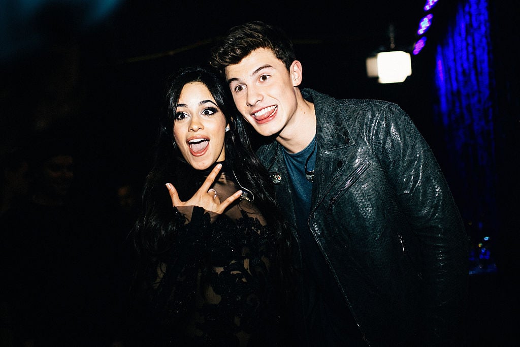 Camila Cabello and Shawn Mendes at an award show