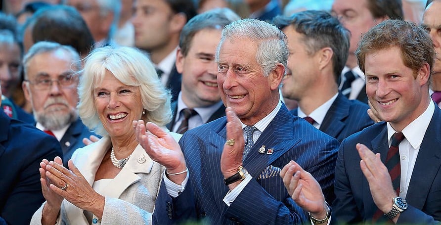Camilla Parker Bowles, Prince Charles, and Prince Harry