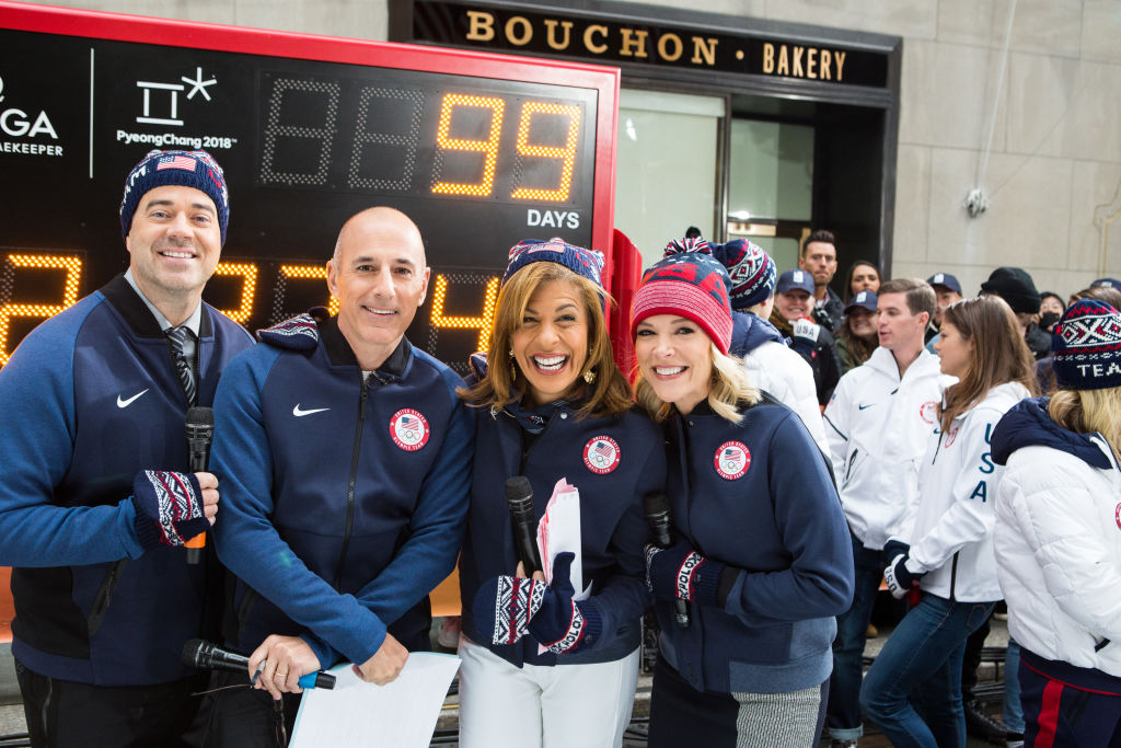 Carson Daly, Matt Lauer, Hoda Kotb and Megyn Kelly