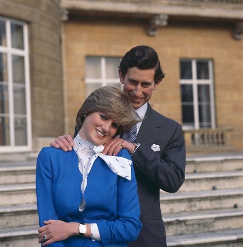 Charles, Prince of Wales with Lady Diana Spencer