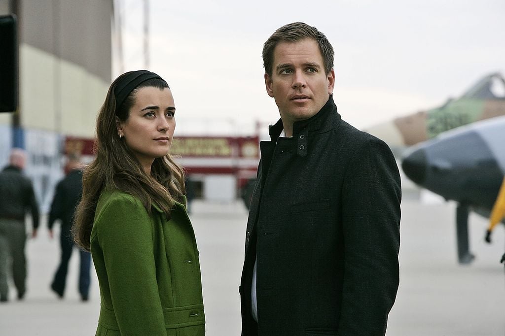 Cote de Pablo and Michael Weatherly as Ziva and Tony in NCIS