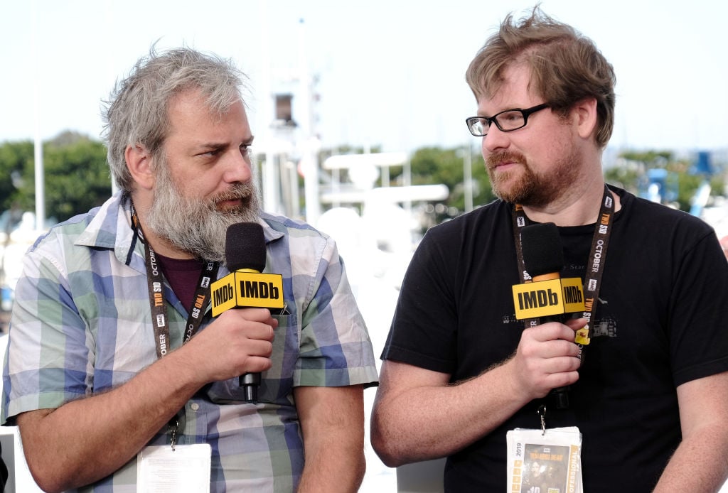 Dan Harmon and Justin Roiland creators of Rick and Morty
