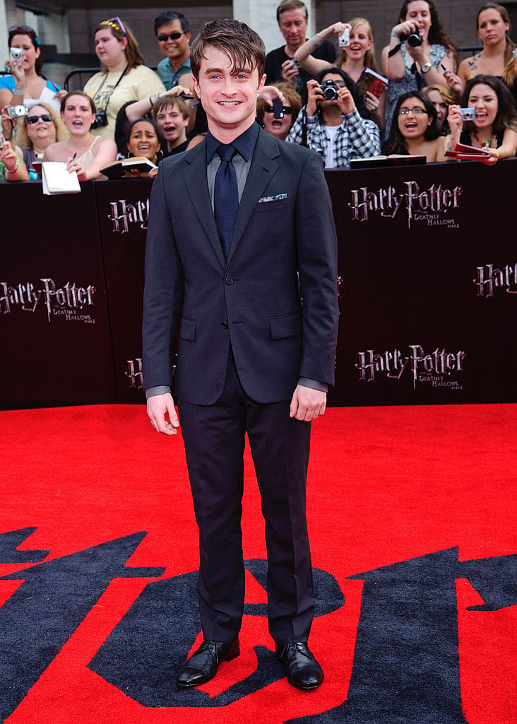 Daniel Radcliffe at the premiere of Harry Potter and the Deathly Hallows Part 2