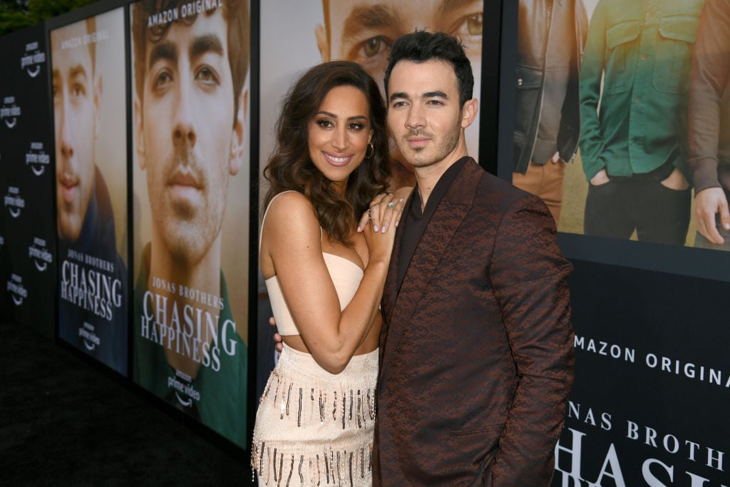Danielle and Kevin Jonas attend the Premiere of Amazon Prime Video's 'Chasing Happiness'