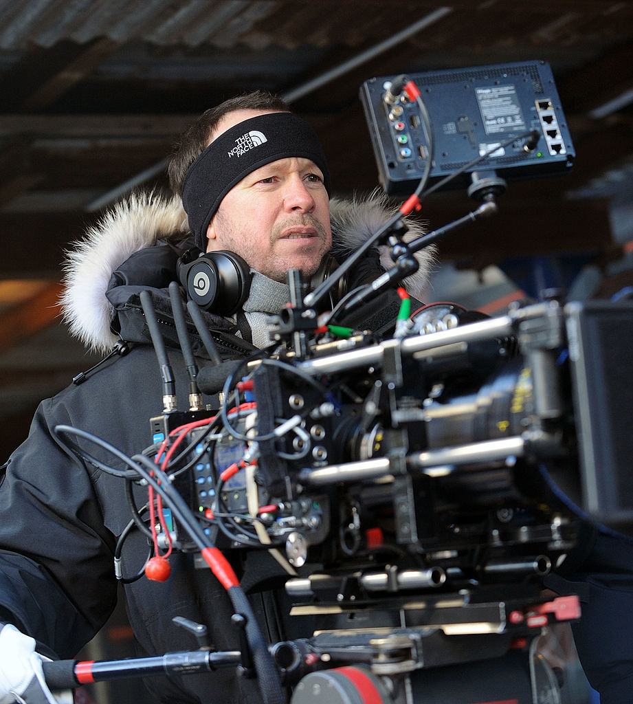 Donnie Wahlberg directing a scene on Blue Bloods in 2014 | Bobby Bank/WireImage