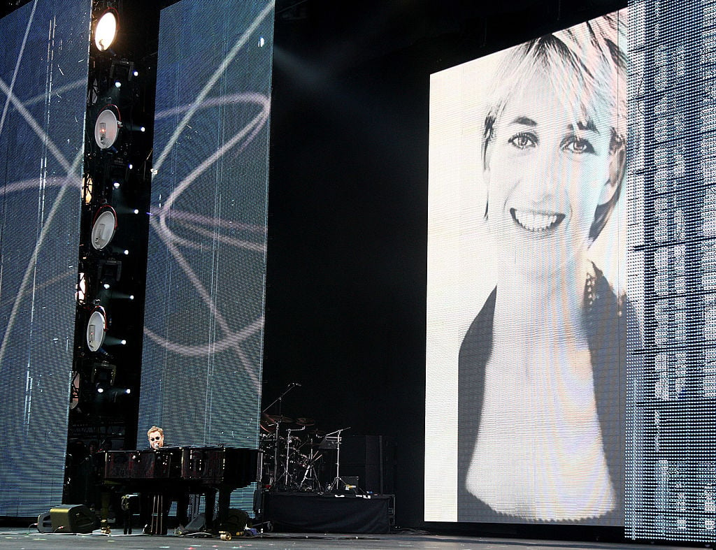 Elton John at Concert for Diana