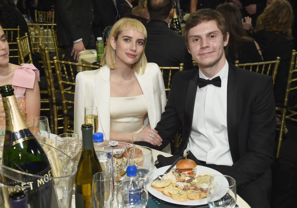 Emma Roberts and Evan Peters