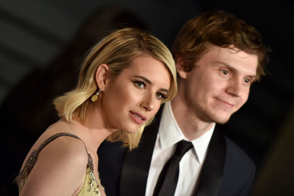 Emma Roberts and Evan Peters