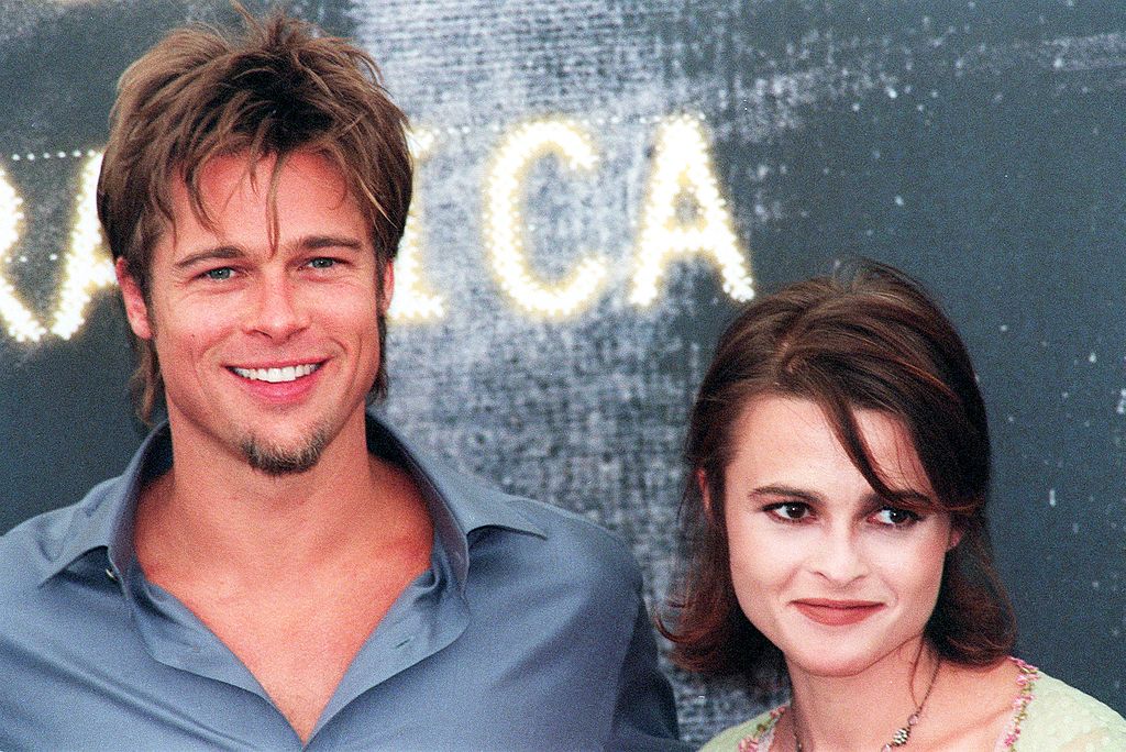 Brad Pitt and Helena Bonham Carter of Fight Club