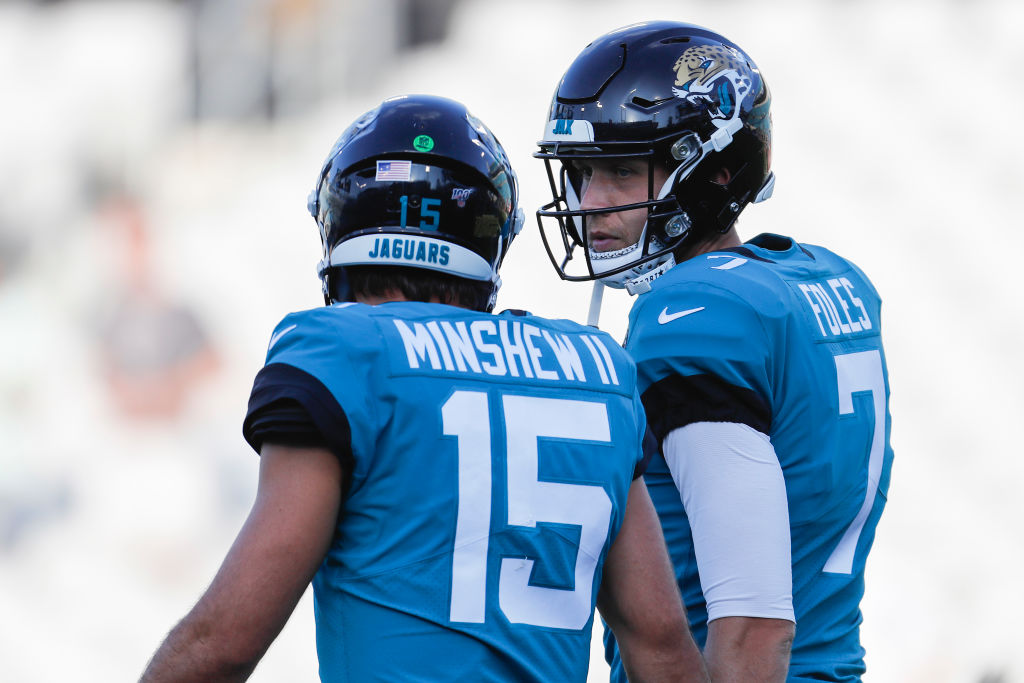 Gardner Minshew and Nick Foles