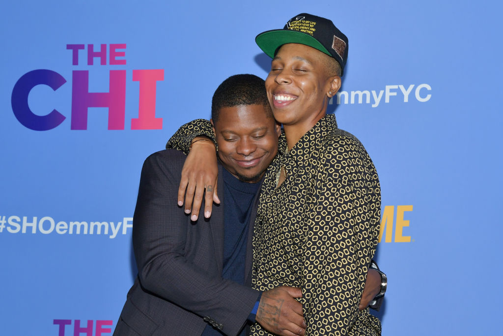 Jason Mitchell and Lena Waithe