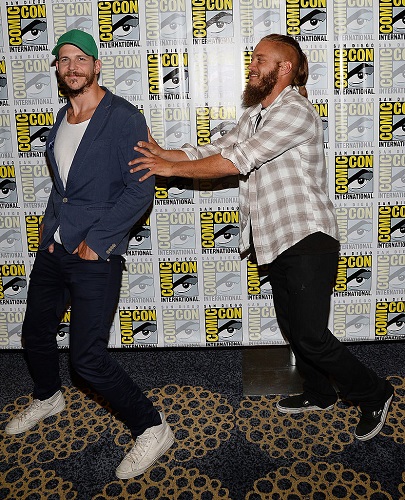Gustaf Skarsgård and Travis Fimmel