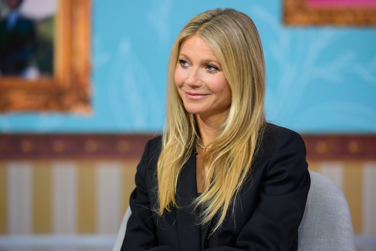 Gwyneth Paltrow on the set of Today show