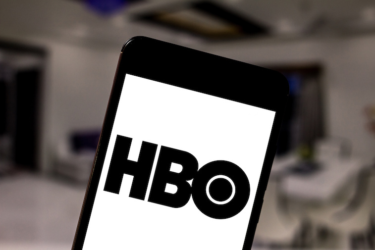 HBO logo shown on a smart phone screen