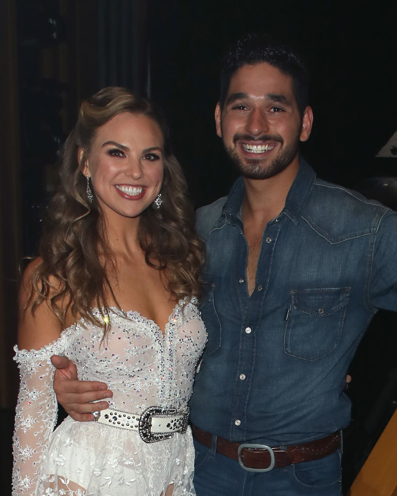 Hannah Brown and Alan Bersten | David Livingston/Getty Images