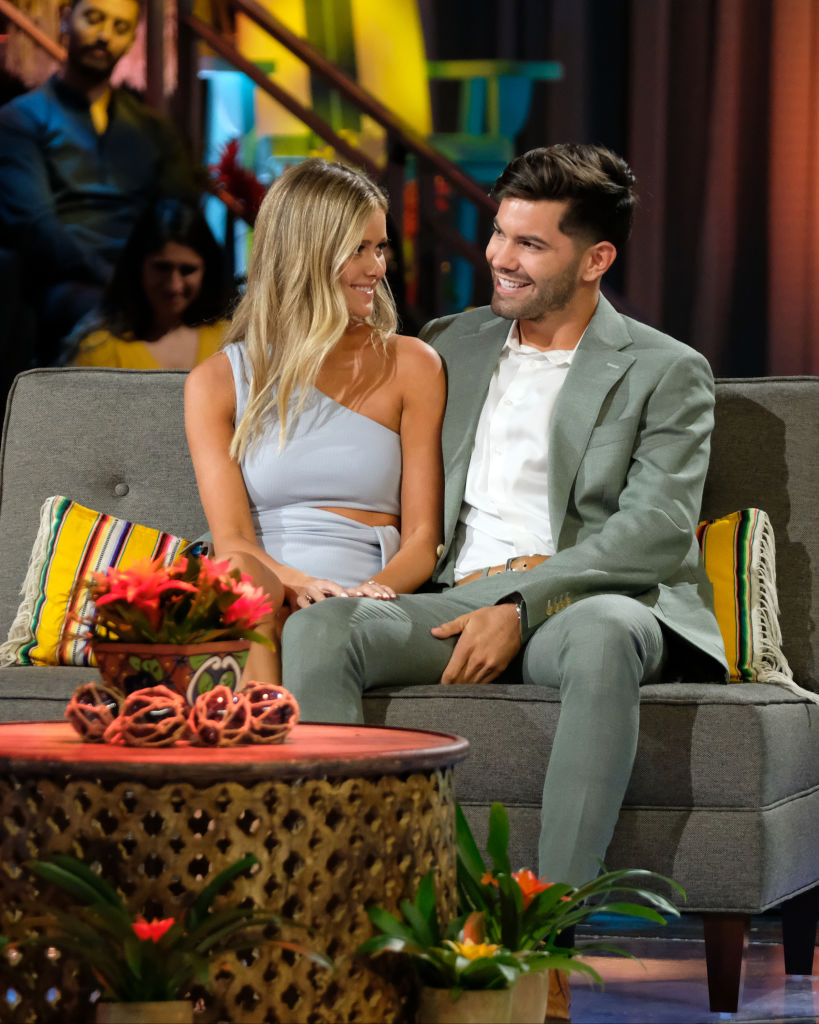 Hannah Godwin and Dylan Barbour | John Fleenor via Getty Images