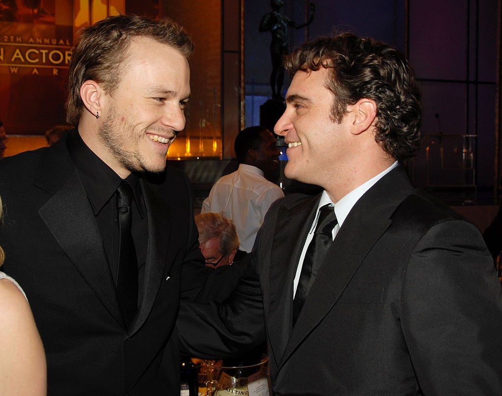 Heath Ledger and Joaquin Phoenix