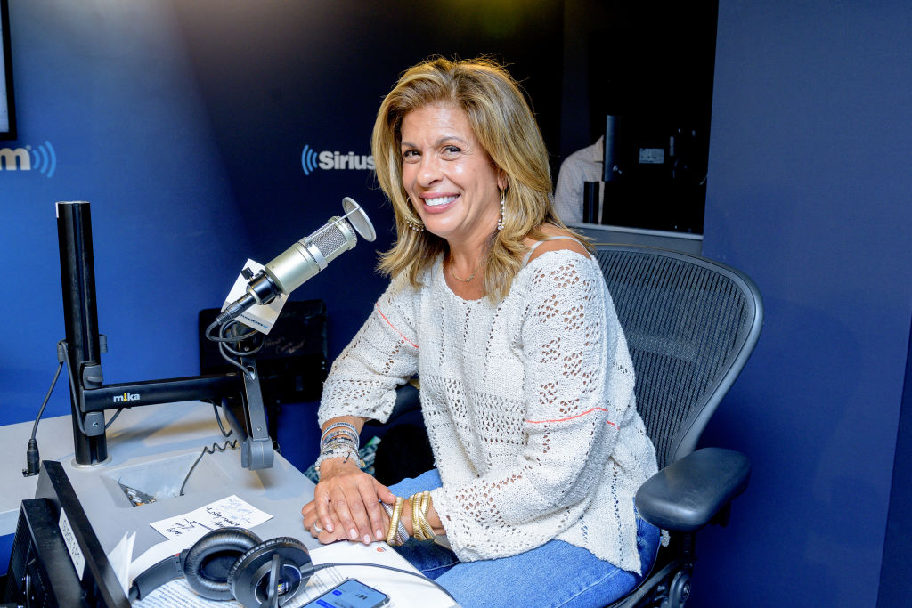 Hoda Kotb at Sirius XM Studios