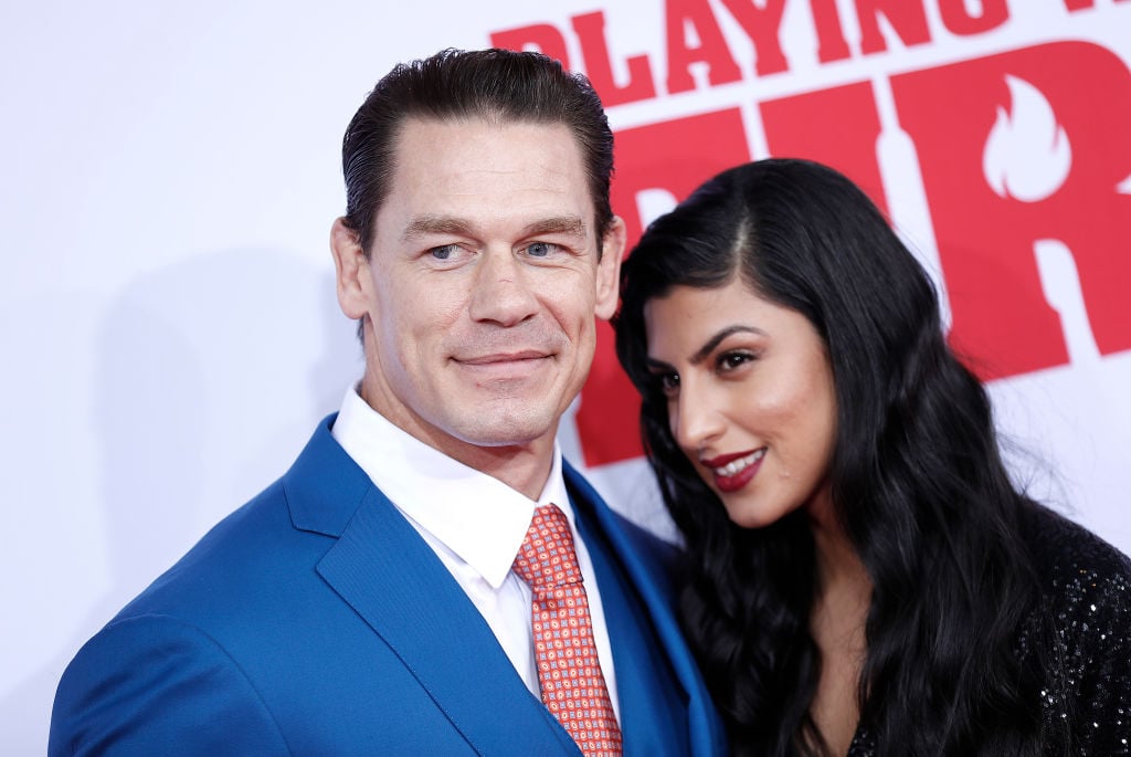John Cena and Shay Shariatzadeh attend "Playing With Fire" New York Premiere