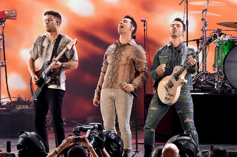 Jonas Brothers perform onstage