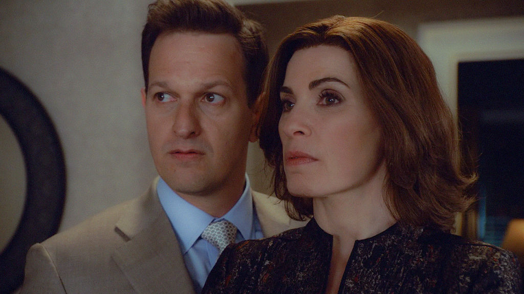 Josh Charles and Julianna Marguiles in 'The Good Wife'