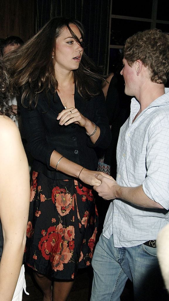 Kate Middleton and Guy Pelly dance at pre-Wimbledon party hosted by Richard Branson on June 22, 2006