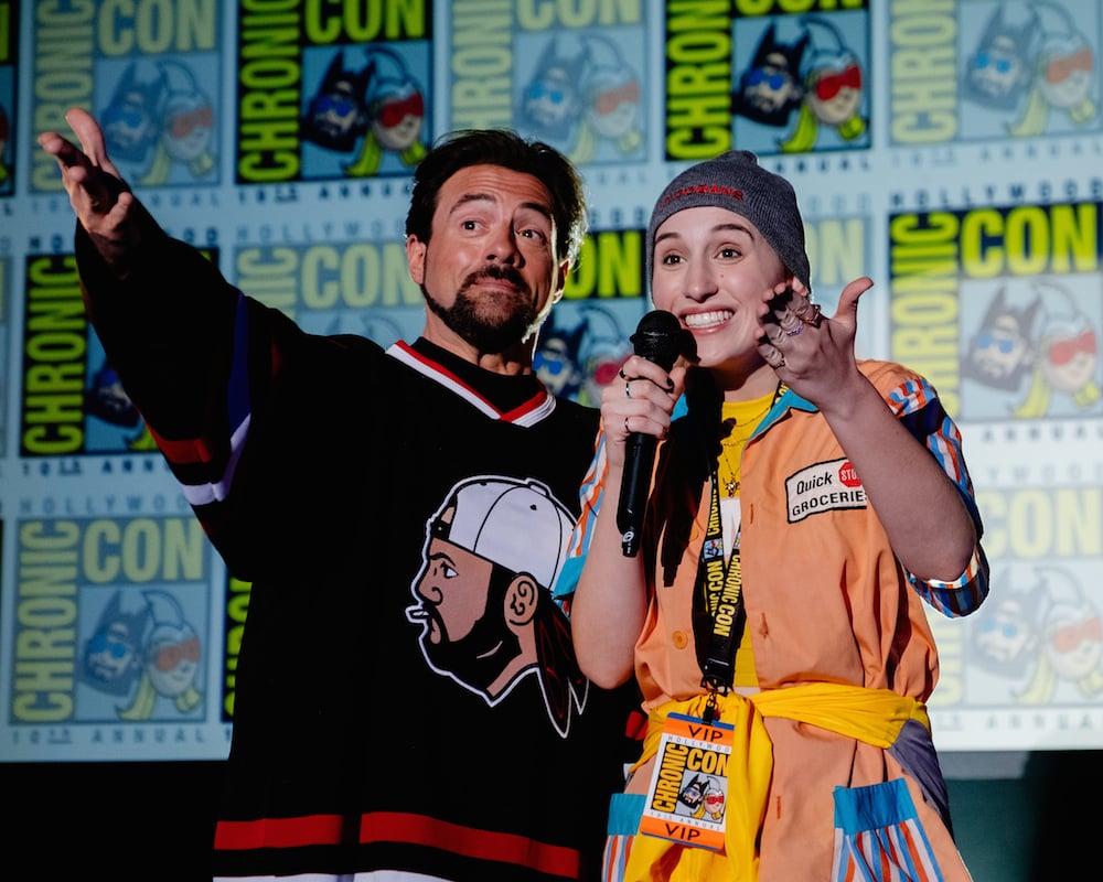 Kevin and Harley Quinn Smith