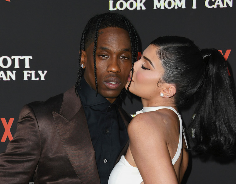 Kylie Jenner and Travis Scott on the red carpet
