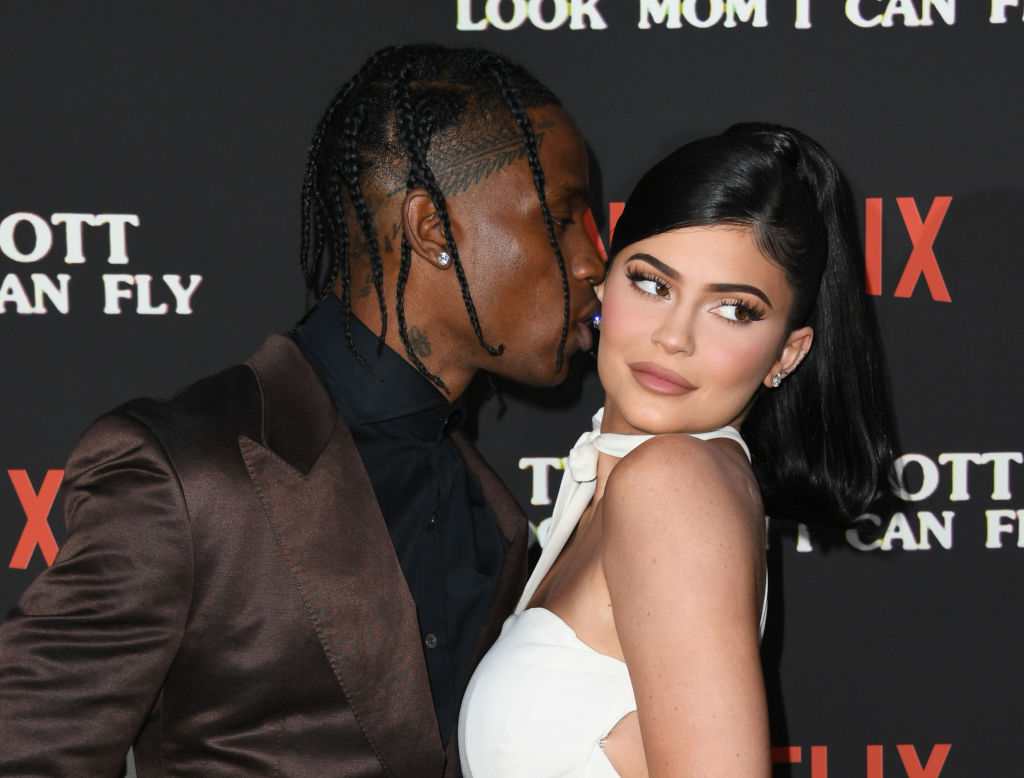 Travis Scott and Kylie Jenner on the red carpet
