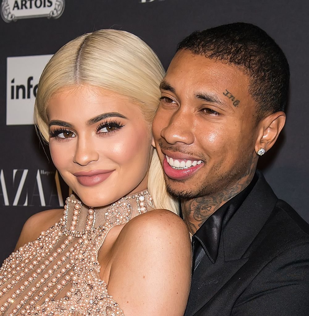 Kylie Jenner and Tyga looking in love