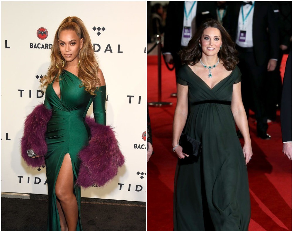 (L): Beyoncé | Kevin Mazur/Getty Images for TIDAL, (R): Kate Middleton | Chris Jackson - WPA Pool/Chris Jackson/Getty Images