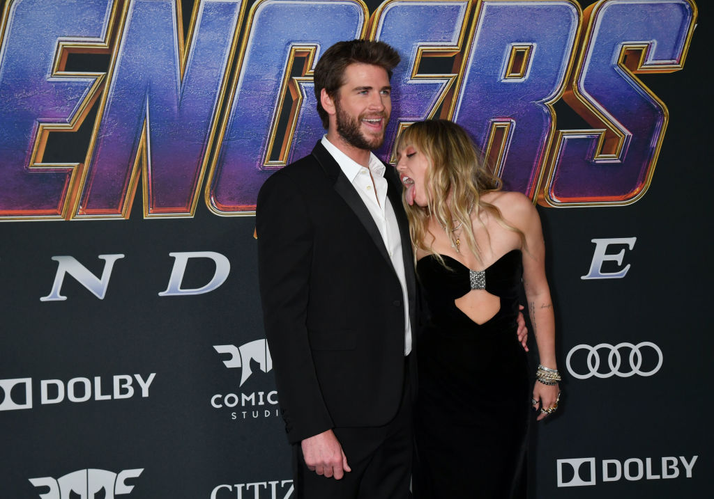 Liam Hemsworth and Miley Cyrus