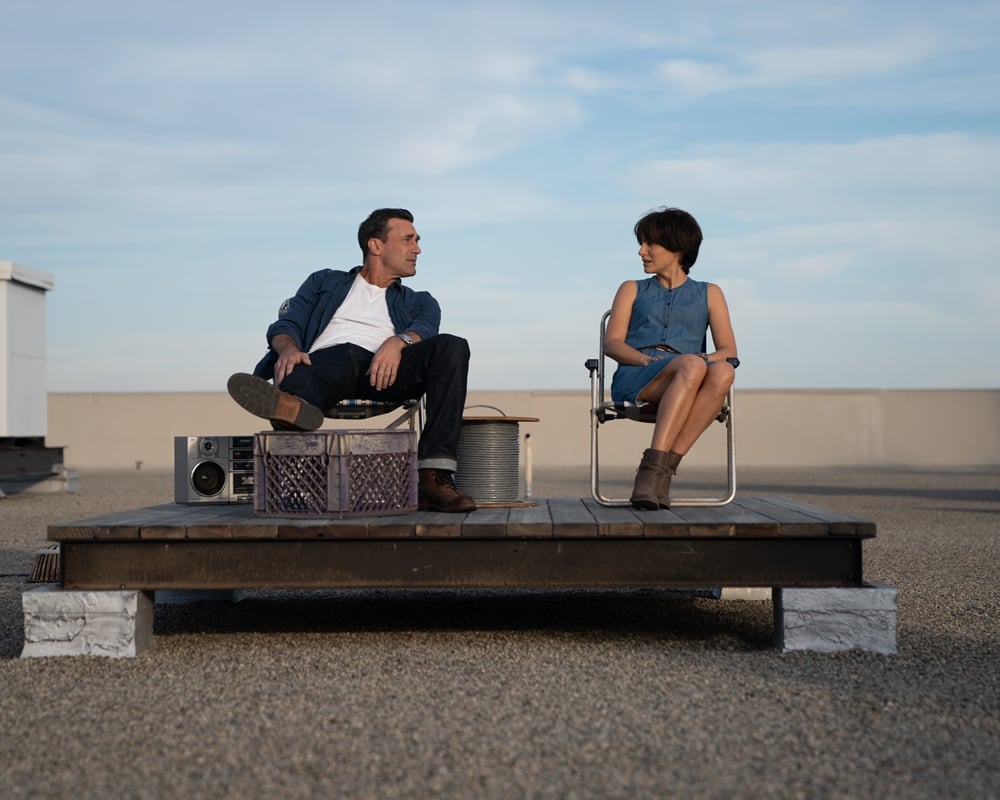 Jon Hamm and Natalie Portman in Lucy in the Sky