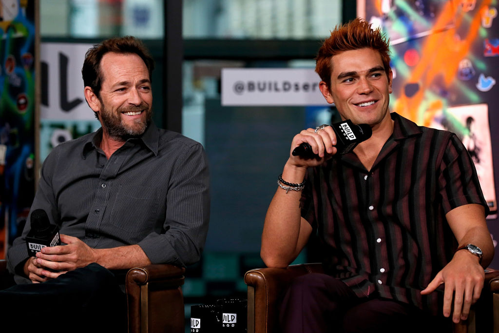 Luke Perry and KJ Apa from 'Riverdale'