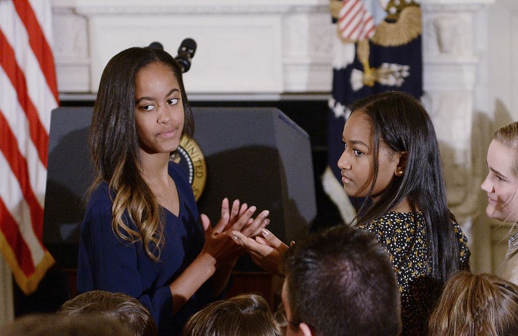 Malia and Sasha Obama