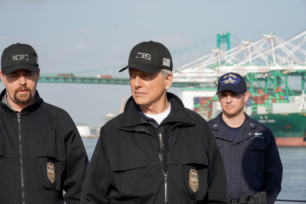 Sean Murray and Mark Harmon | Cliff Lipson/CBS via Getty Images